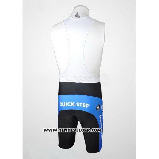 2010 Maillot Ciclismo Quick Step Floor Azur Manches Courtes et Cuissard